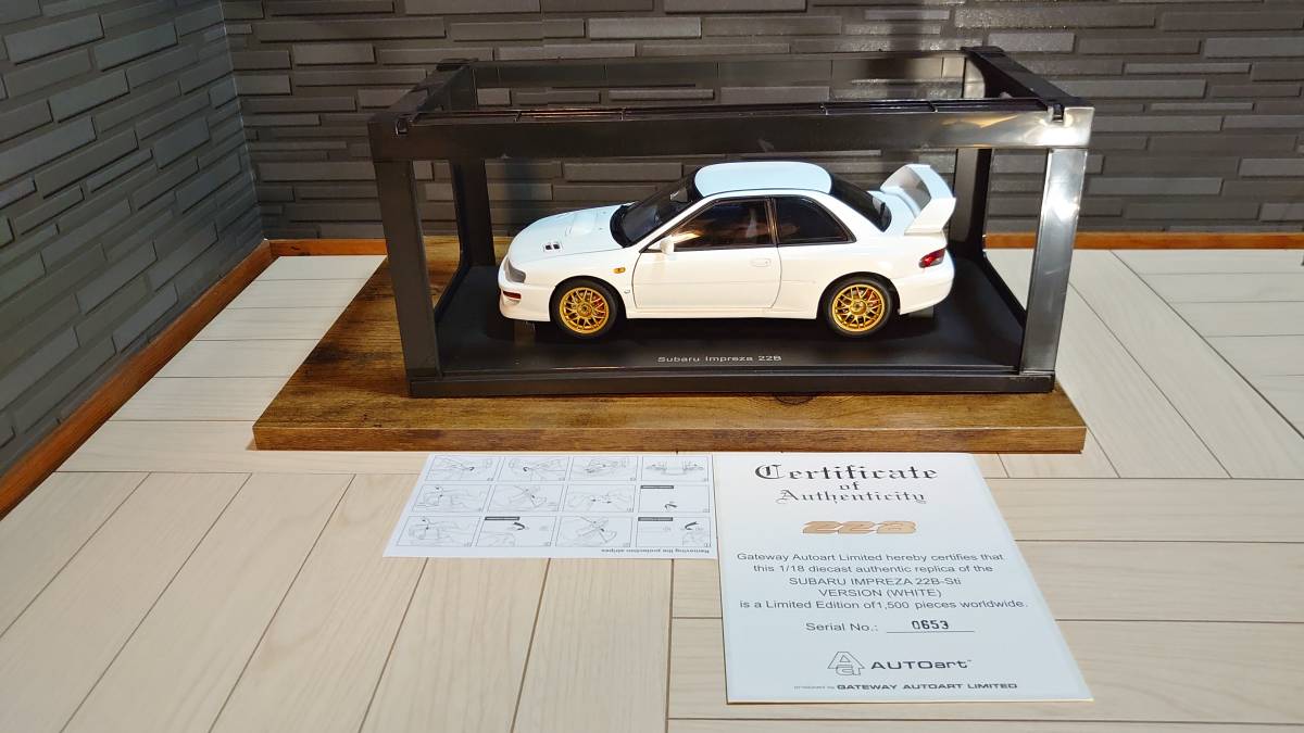 1/18 gc8 22b スバル SUBARU インプレッサ wrx IMPREZA sti 1500台限定