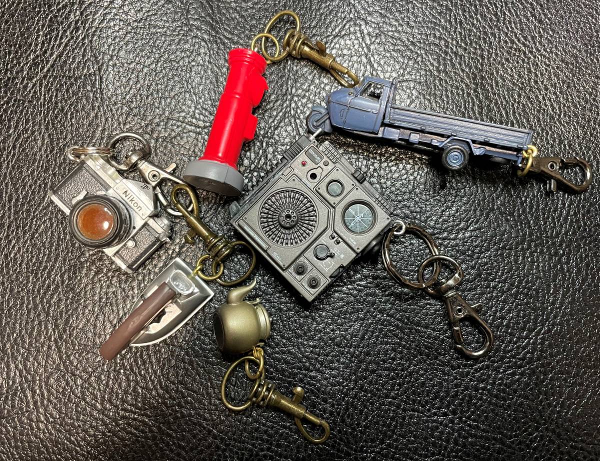 タイムスリップグリコ　やかん！！自作キーホルダー！！送料無料！！グリコ　鉄人　レトロ　昭和_5