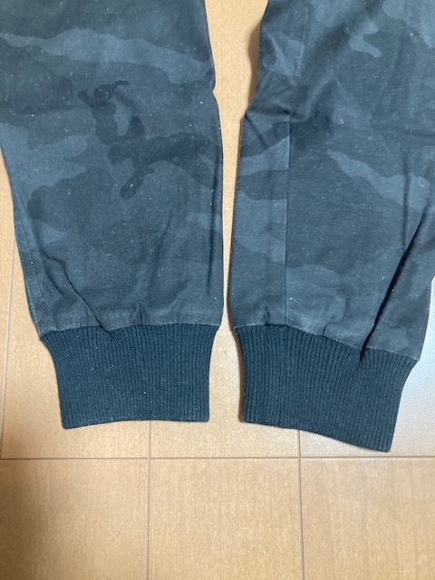 uniform experiment 16AW 迷彩柄 裾リブ ストレッチ イージーパンツ