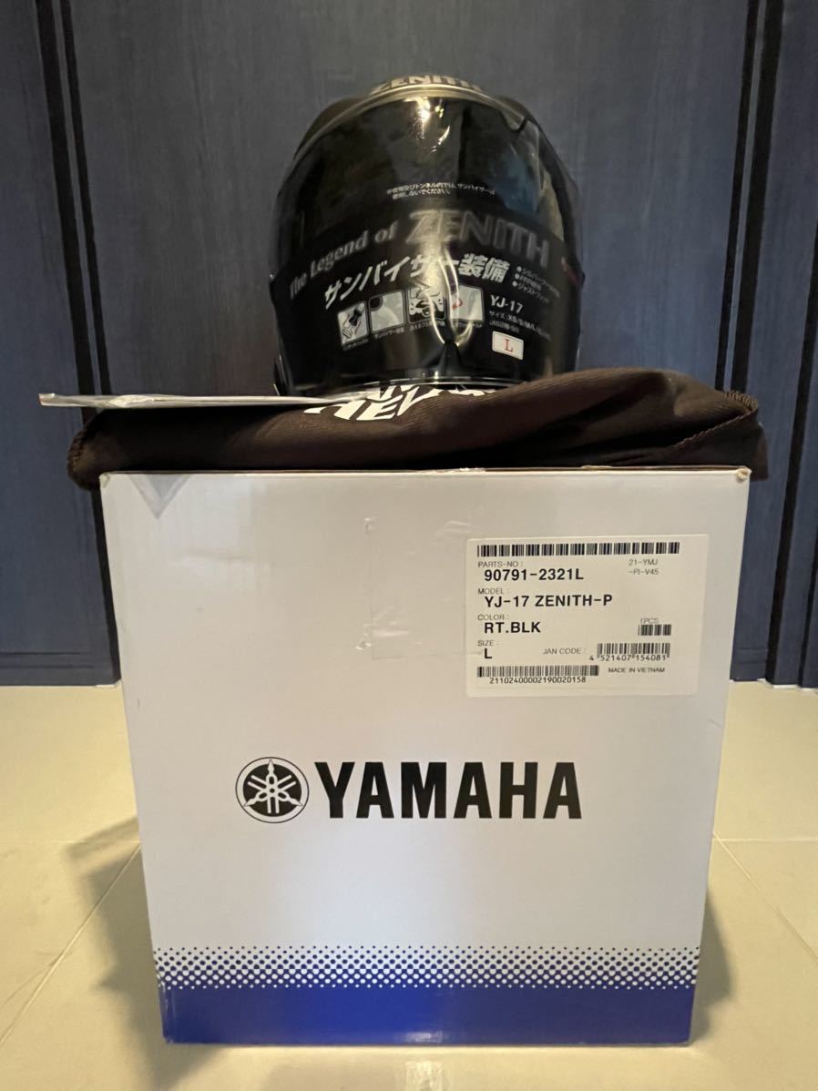 YAMAHA ZENITH YJ-17 Lsize RT-BLACK マットブラック Y's GEAR 未使用