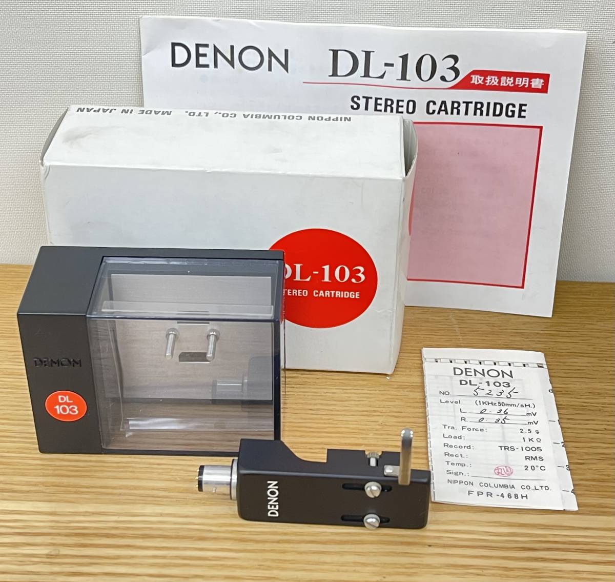 針折れジャンク】DENON DL-103S カートリッジ シェル付 【公式通販】