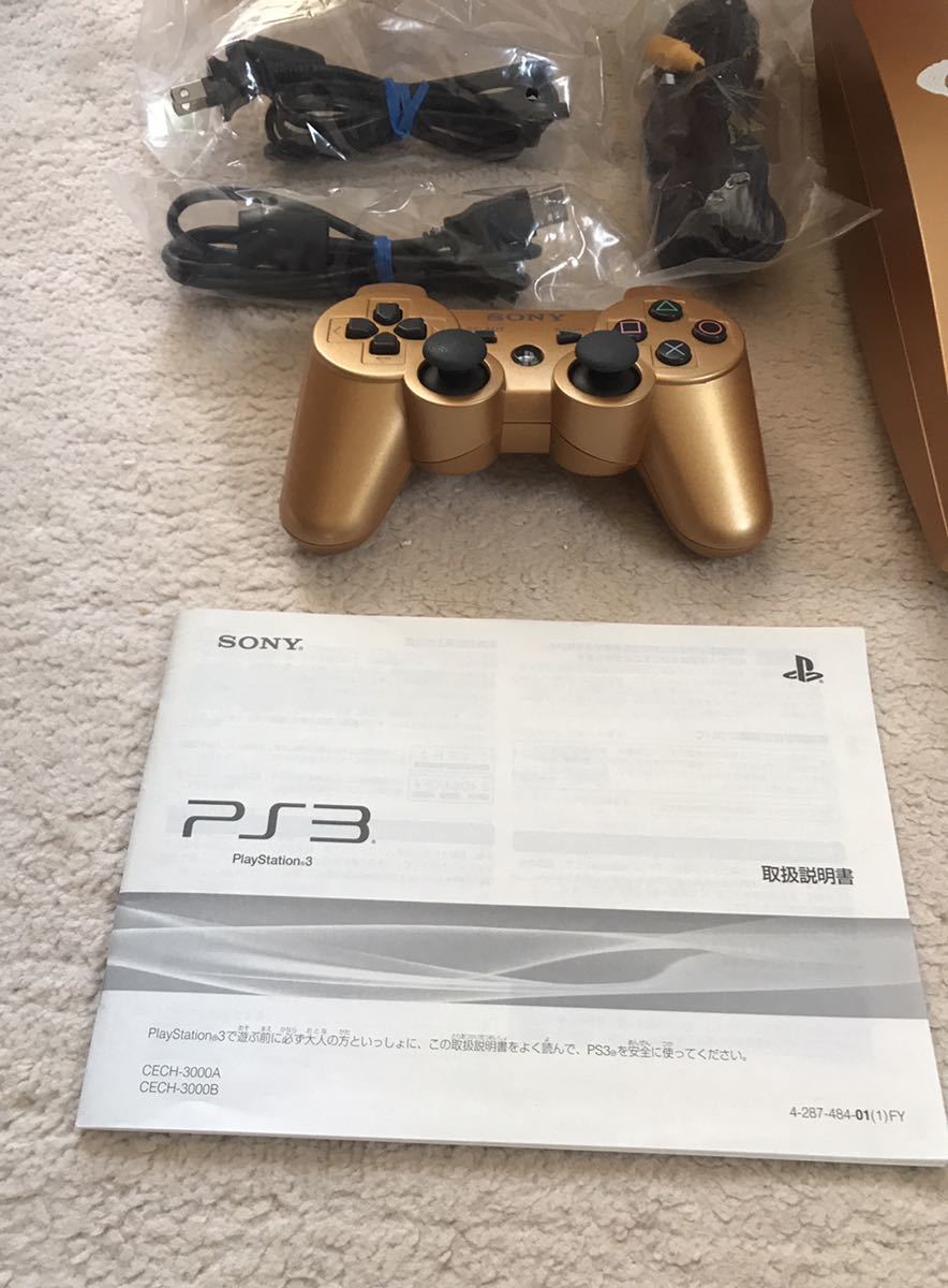1円スタート 美品 PlayStation 3 (320GB) ワンピース 海賊無双 GOLD 