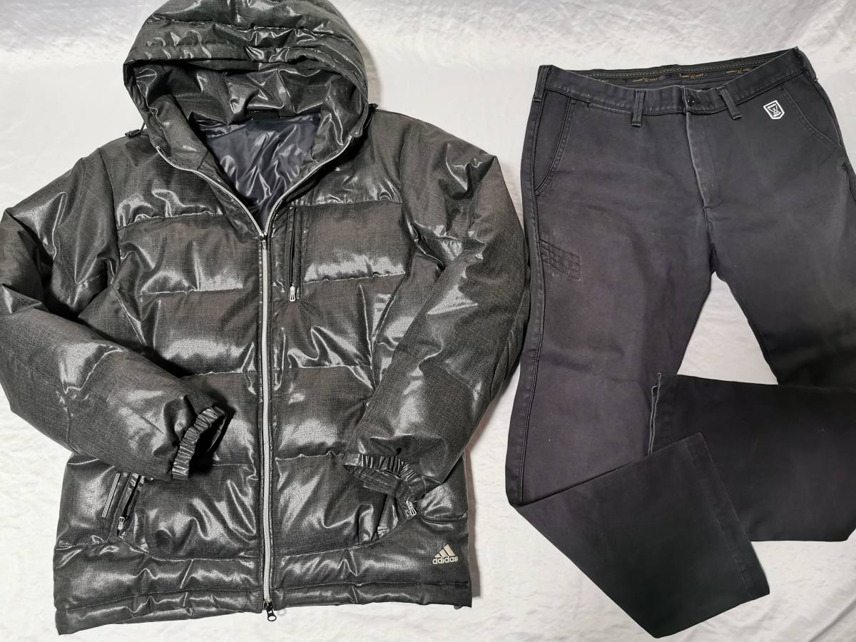 品質保証，大人気 adidas ダウン ジャケット EDWIN GOLF パンツ メンズ XL(XLサイズ以上)｜売買されたオークション情報、yahooの商品情報をアーカイブ公開 - オークファン XLサイズ以上