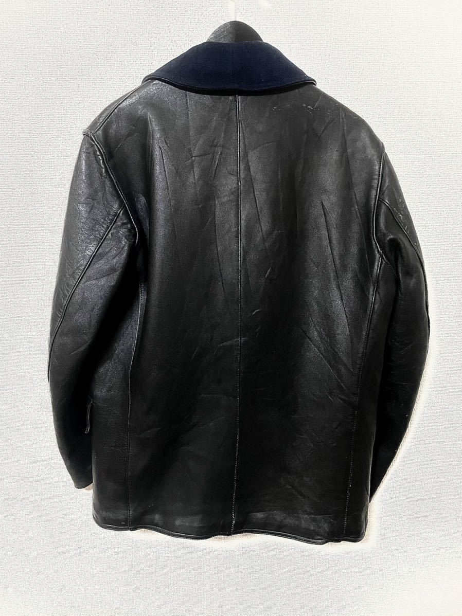 J*y様 コルビジェジャケット ウール襟 (50s-60s) 50s 60s フランス コルビジェジャケット ウール襟 ヴィンテージ 黒 50s