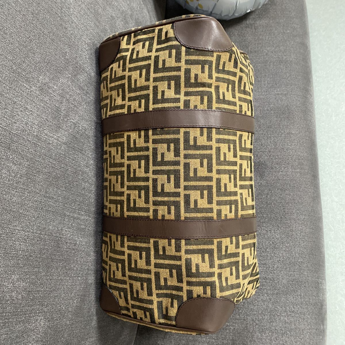 FENDI フェンディ ズッカ 柄 ボストン バッグ バック ヴィンテージ 