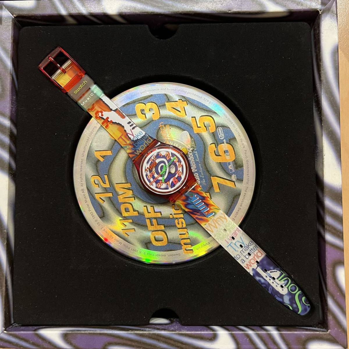 激レア! Swatch Musicall 1996年限定コラボモデル 11PM Music by Paulo 