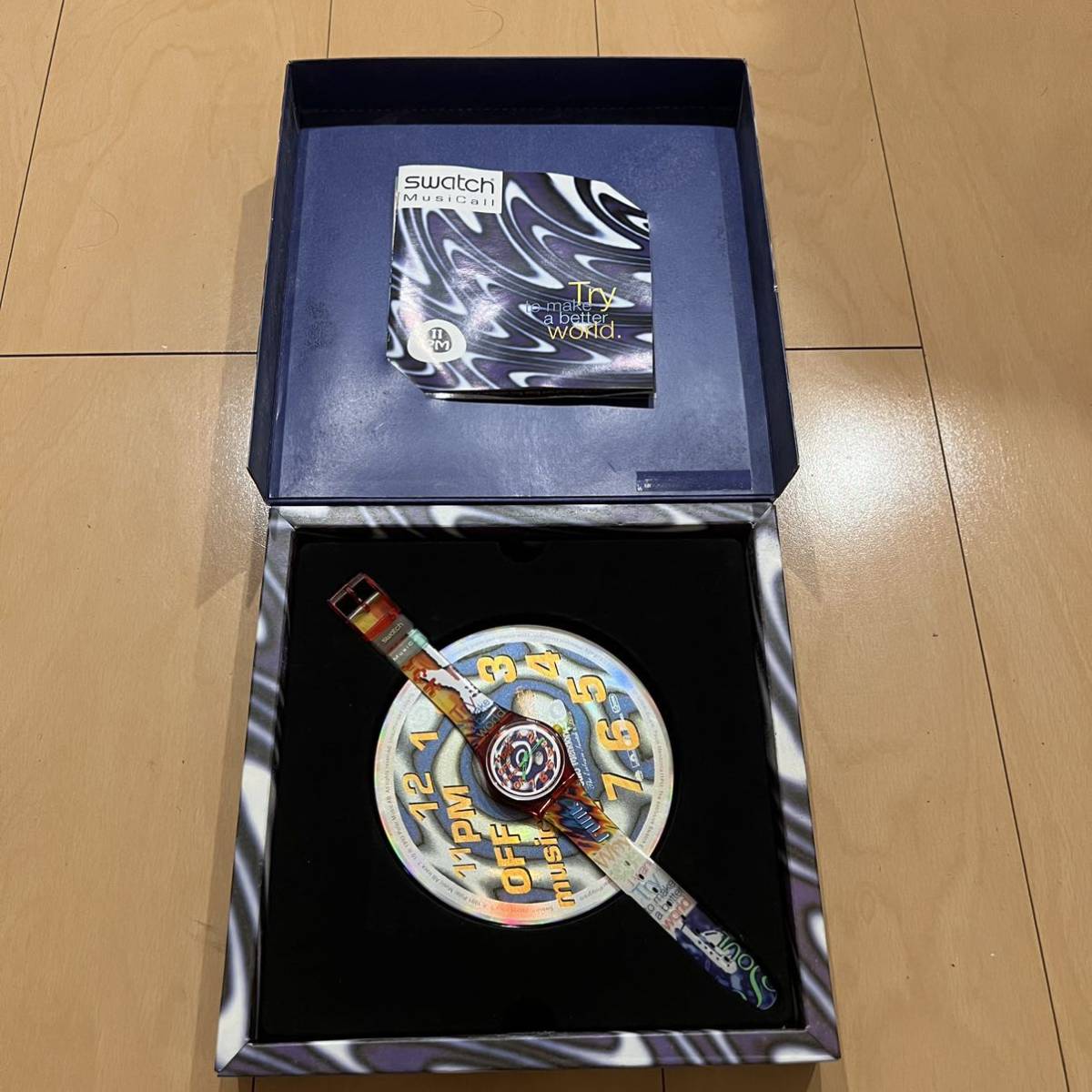 激レア! Swatch Musicall 1996年限定コラボモデル 11PM Music by Paulo 