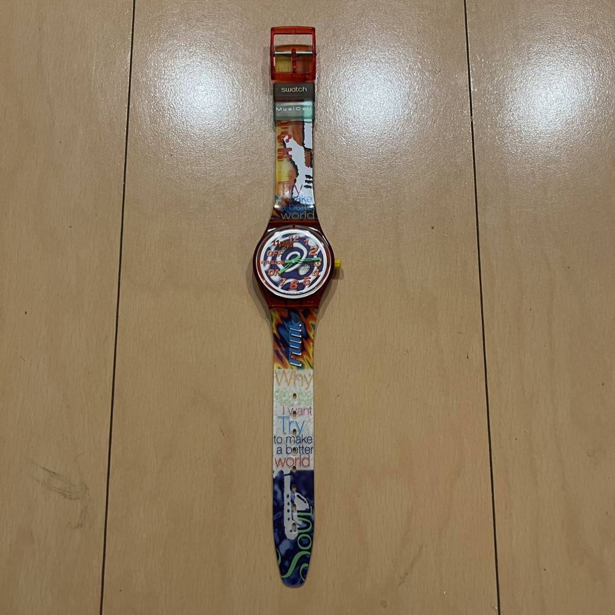 激レア! Swatch Musicall 1996年限定コラボモデル 11PM Music by Paulo 