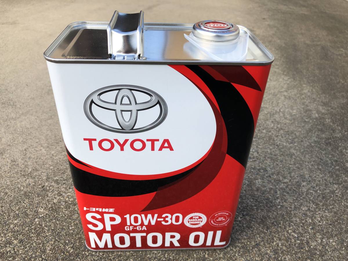 ☆トヨタ純正「エンジンオイル SP 10W-30」4L×6缶 計24L 新品☆