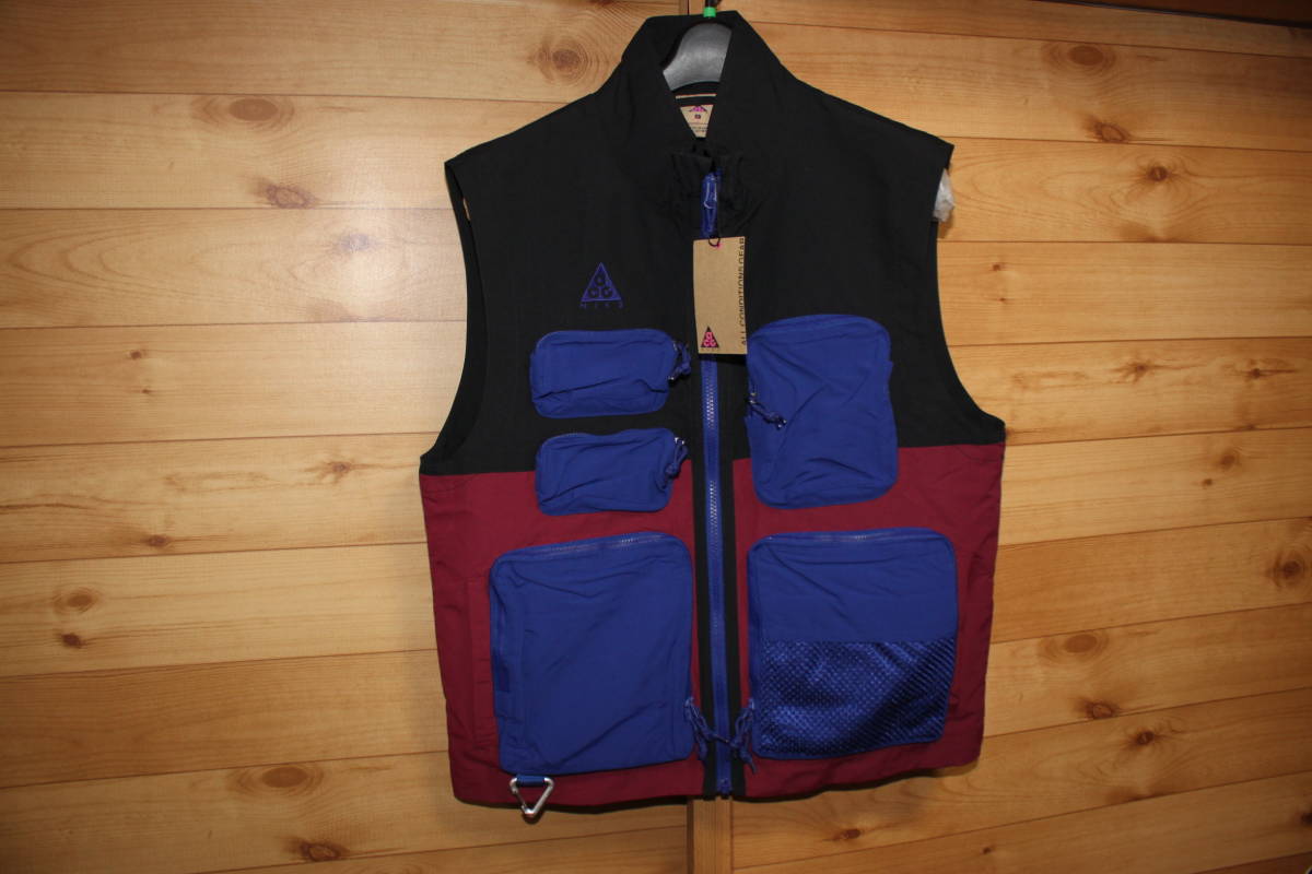 得価，限定SALE ナイキNIKE メンズS ACG ナイキエーシージー ナイロンベスト CW0836(ナイキ)｜売買されたオークション情報、yahooの商品情報をアーカイブ公開 - オークファン ナイロン