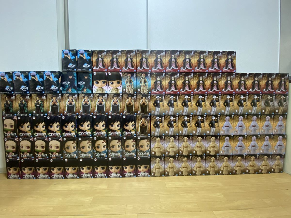プライズ未開封鬼滅の刃等フィギュア大量112体 A まとめ売り鬼ノ装 