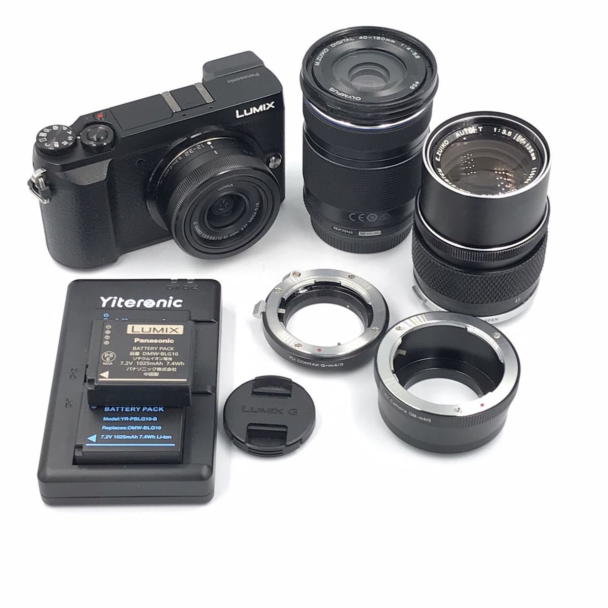 Panasonic DMC－GX7MK2 レンズ3本 レンズアダプター2種類 パナソニック 
