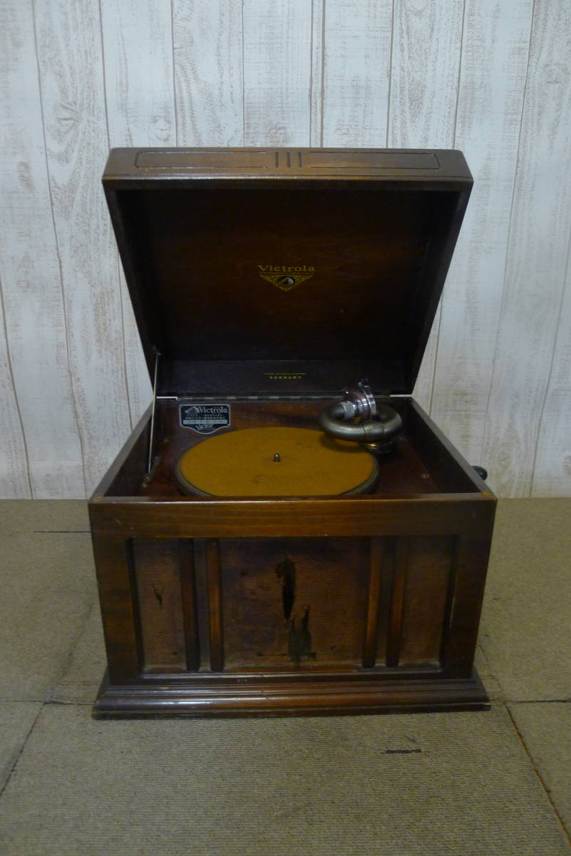 Victrola | - Yahoo!オークション ビクトローラ ディスク式蓄音機