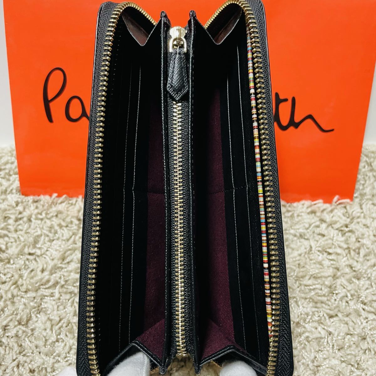 オンライン値下げ 美品 新作 ポールスミス PaulSmith ジップストロー