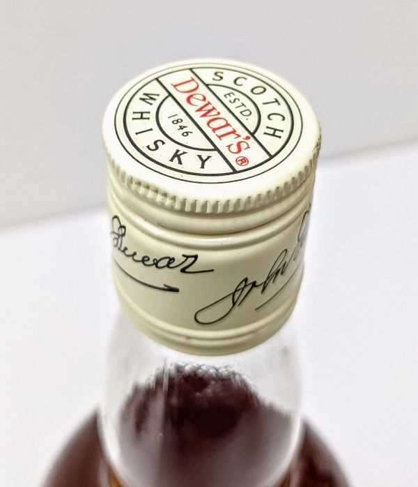 飲料・酒 Dewar's White Label スコッチウイスキー 40% 未開栓