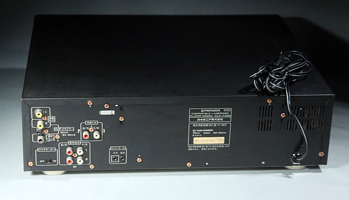 ジャンク Pioneer パイオニア LDプレーヤー CLD-K33G パイオニア