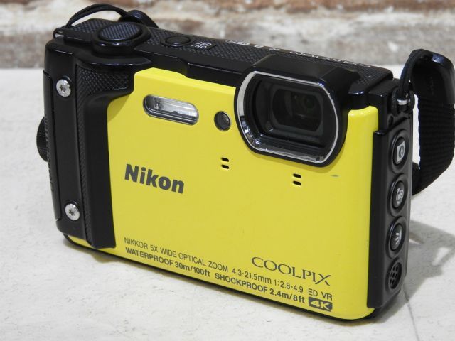 限定セール 1円～ 中古 Nikon COOLPIX W300 イエロー ニコン クールピクス コンパクトデジタルカメラ