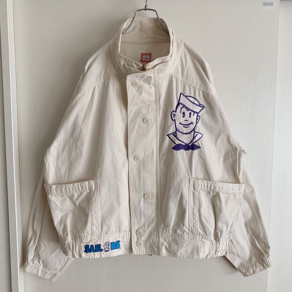 超希少】当時物 80s SAILORS セーラーズ コットン ジャケット ブルゾン