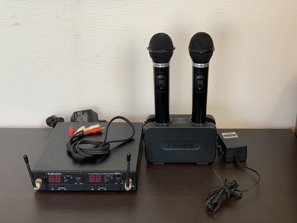 オーディオテクニカ ワイヤレスマイクATW-T62aセット 電波式マイク
