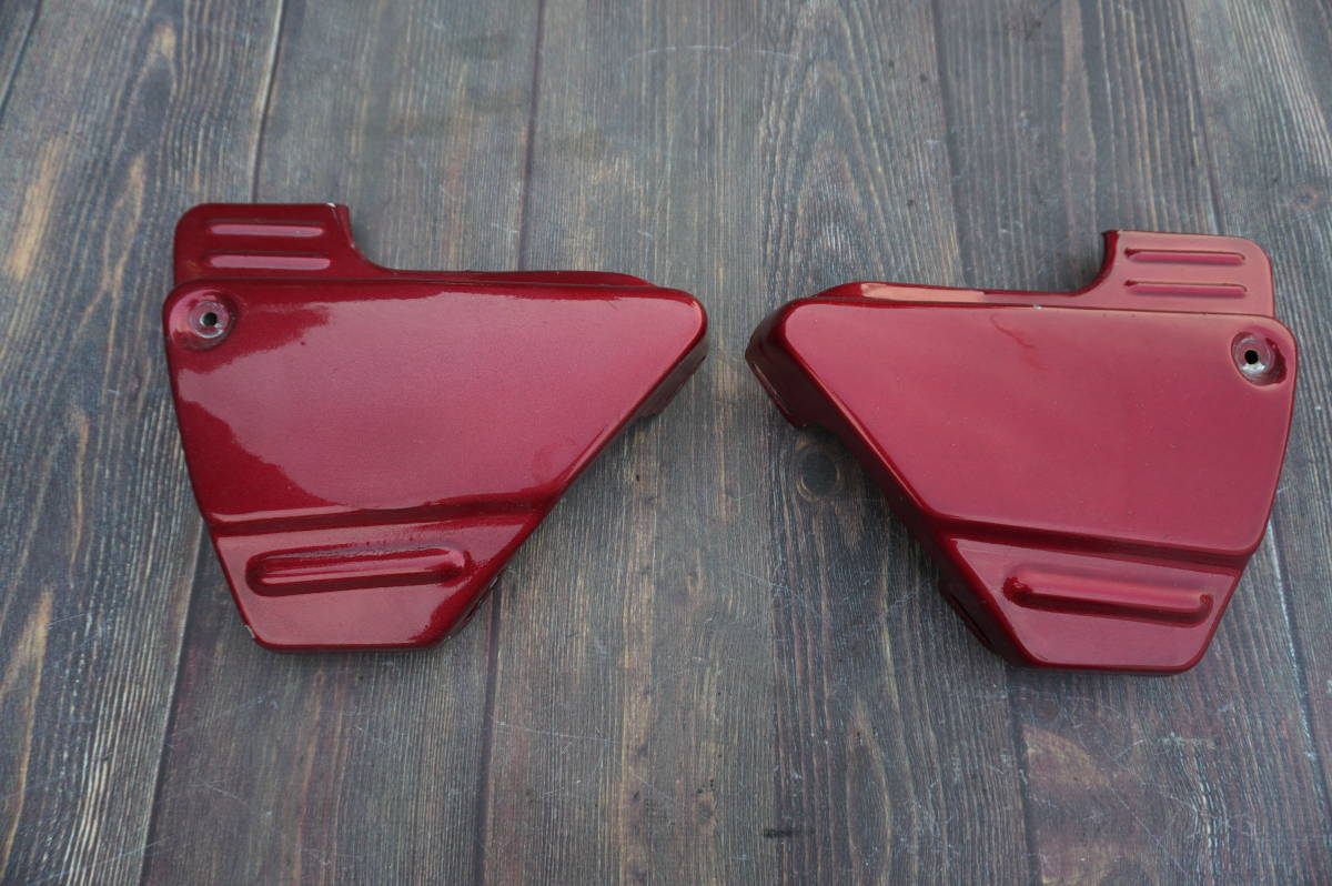 ★XJR400 サイドカバー 使える中古 サイドカウル 4HM パーツ 希少 XJ★レッド