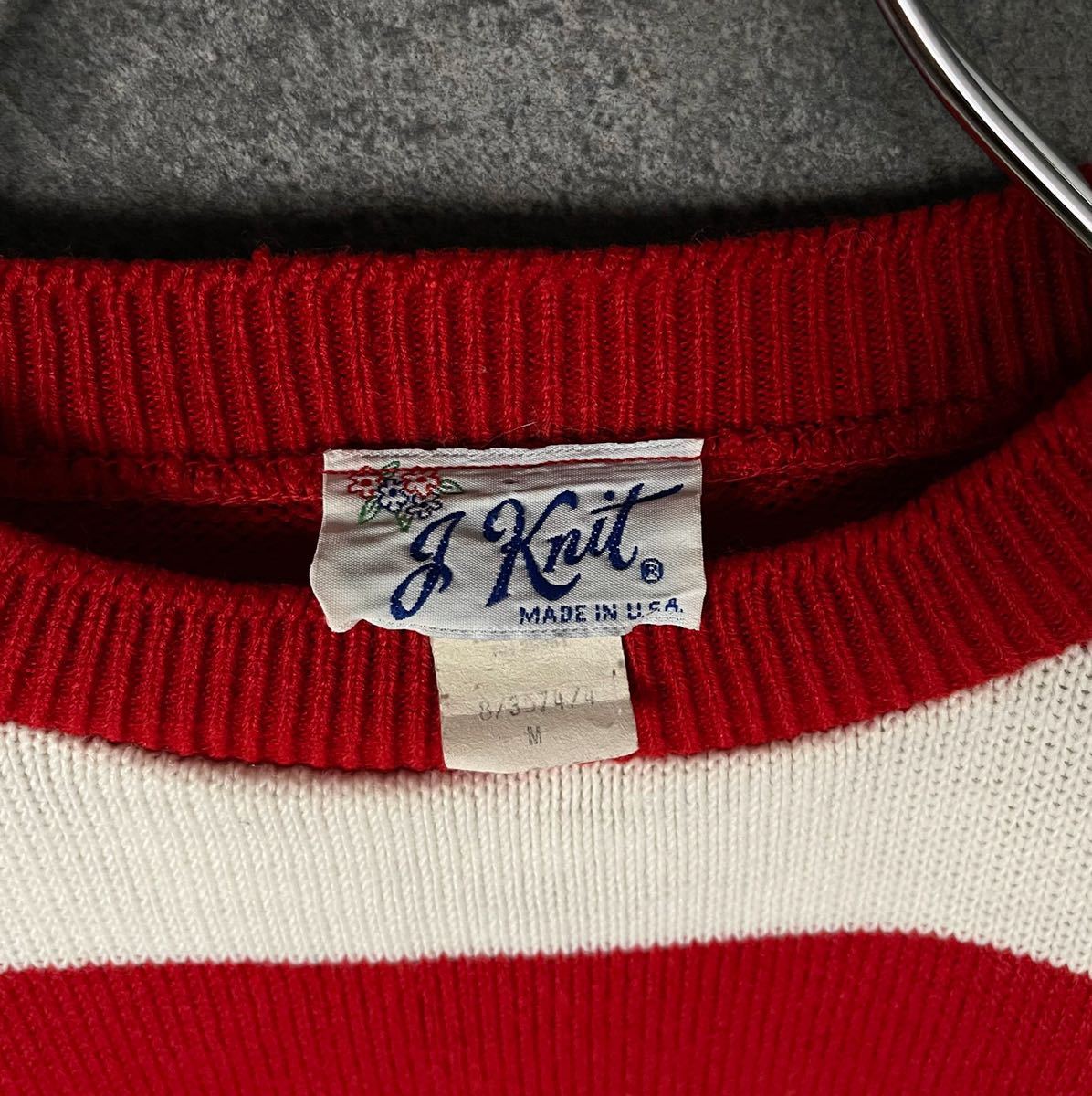 soloist の 宮下着用 J knit 星条旗 ニット スター 80s 90s 00s USA製 