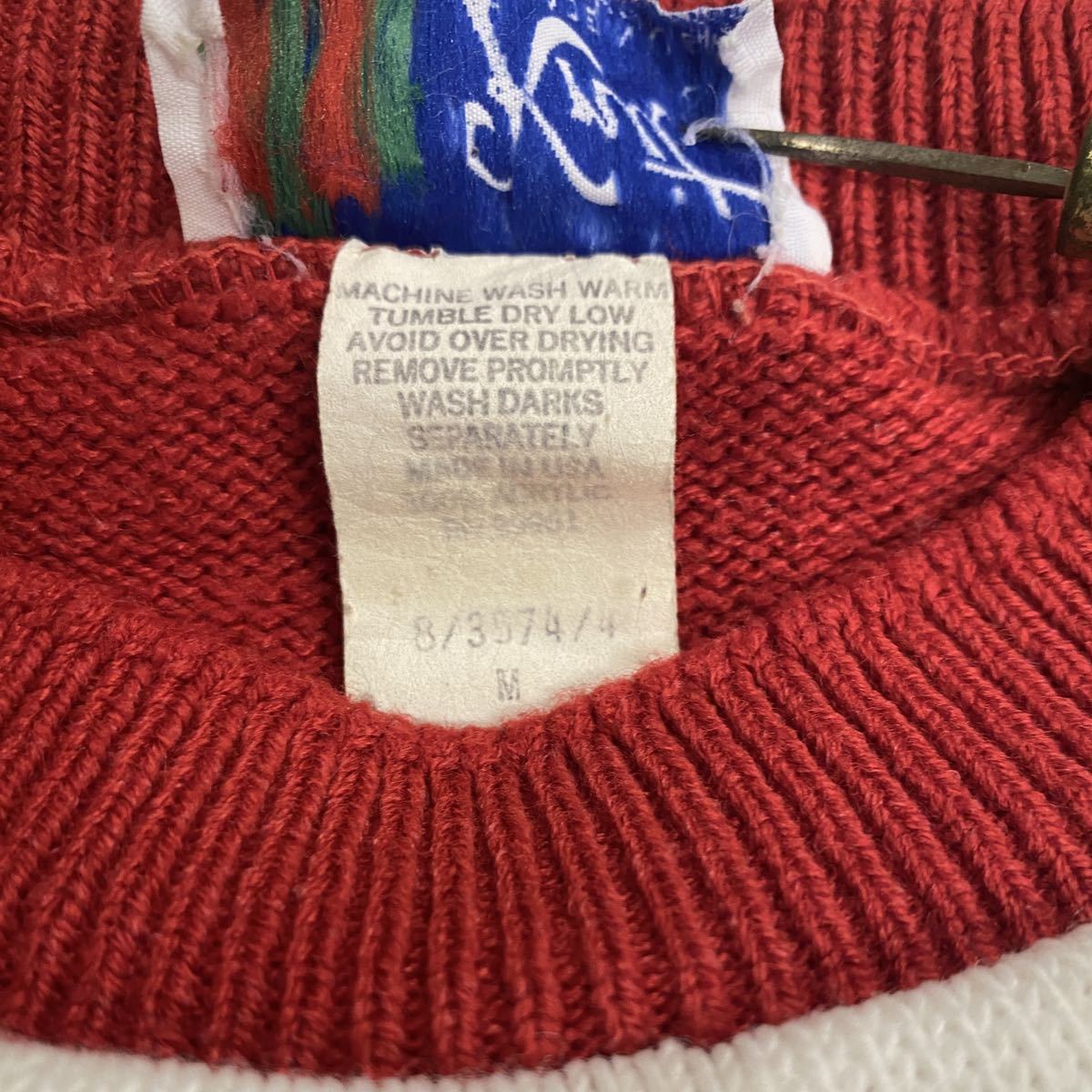 soloist の 宮下着用 J knit 星条旗 ニット スター 80s 90s 00s USA製 