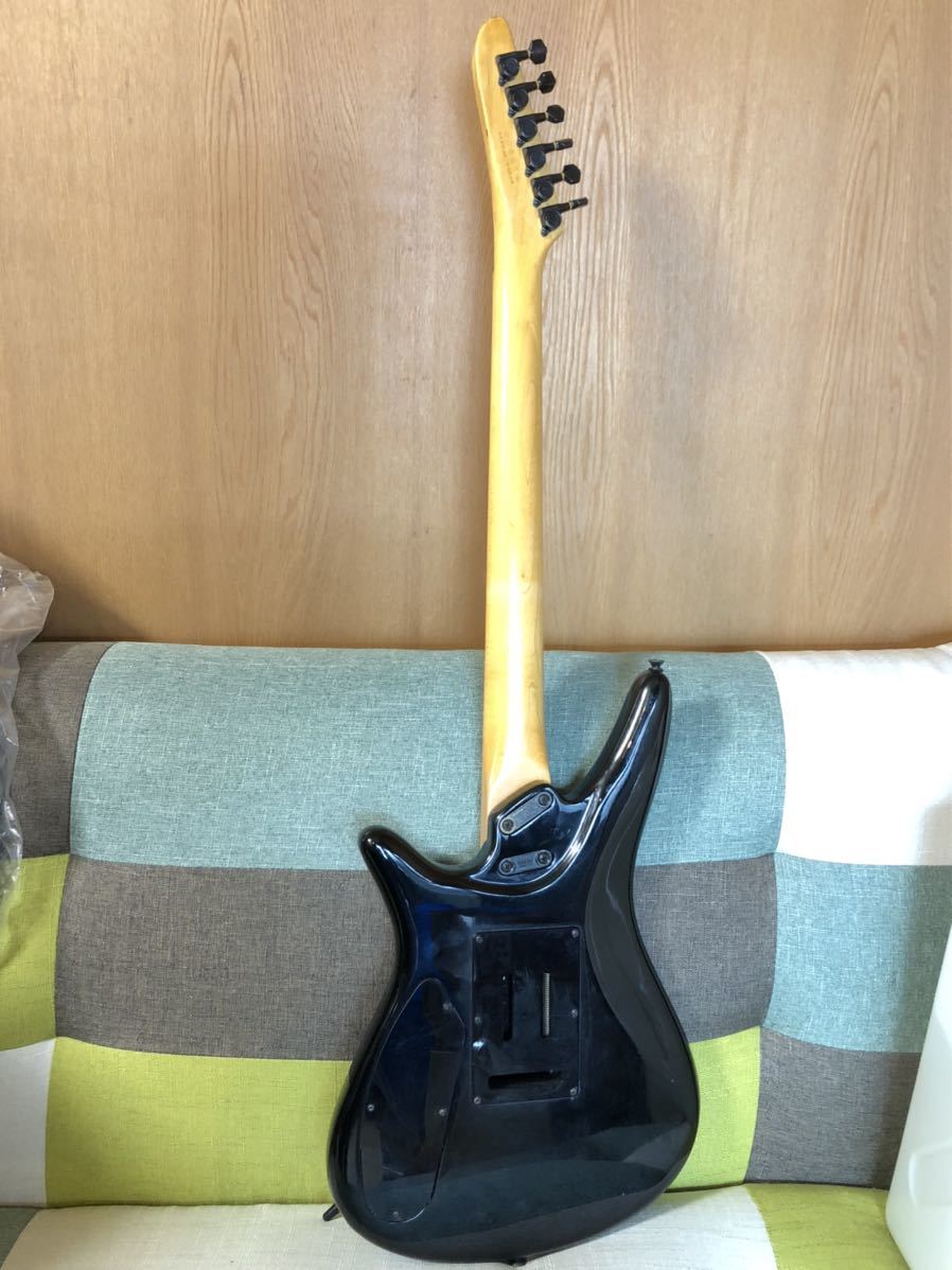 1円スタート】YAMAHA MG エレキギター ブラック バイサウンドシステム 
