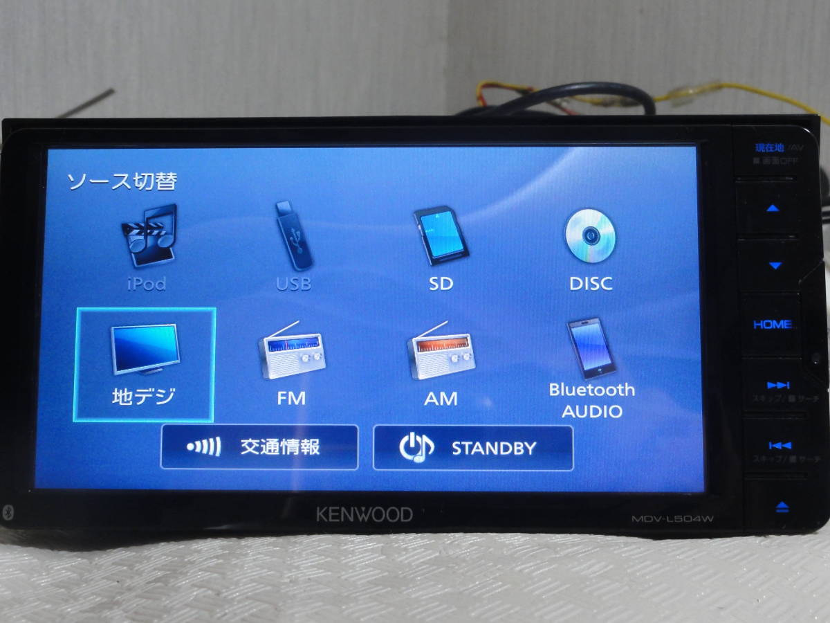 ケンウッド KENWOOD MDV-D504BTW MDV-L504W 彩速ナビ カーナビ