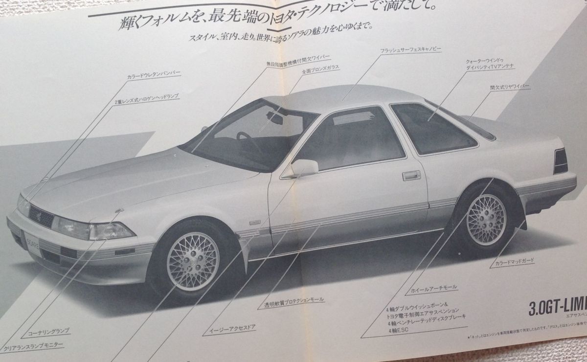 旧車 トヨタ ソアラ Z型 専用カタログ 当時物 4面 カタログ番号なし Soarer ソアラ 売買されたオークション情報 Yahooの商品情報をアーカイブ公開 オークファン Aucfan Com