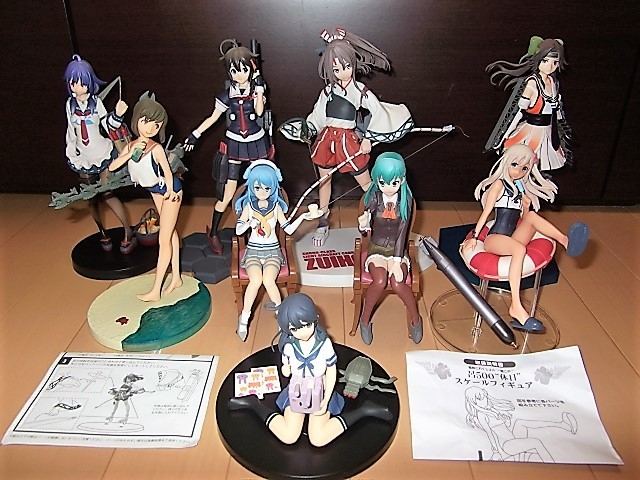 艦隊これくしょん 艦これ スーパープレミアムフィギュア 美少女 まとめて 9体セット 時雨 ろーちゃん しおい 潮 瑞鳳 大鯨 神通 鈴谷 浦風 その他 売買されたオークション情報 Yahooの商品情報をアーカイブ公開 オークファン Aucfan Com