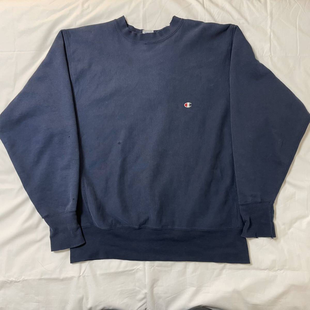 XL Champion reverse weave USA製 リバースウィーブ ネイビー 