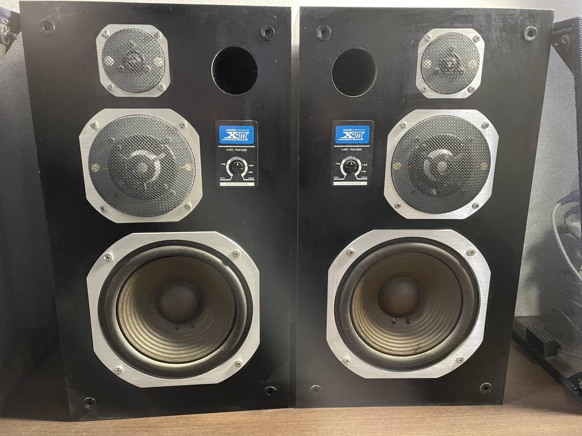 CORAL コーラル X-Ⅲ 3WAY バスレフ型 1982年 幅290 高さ515 奥行き260mm