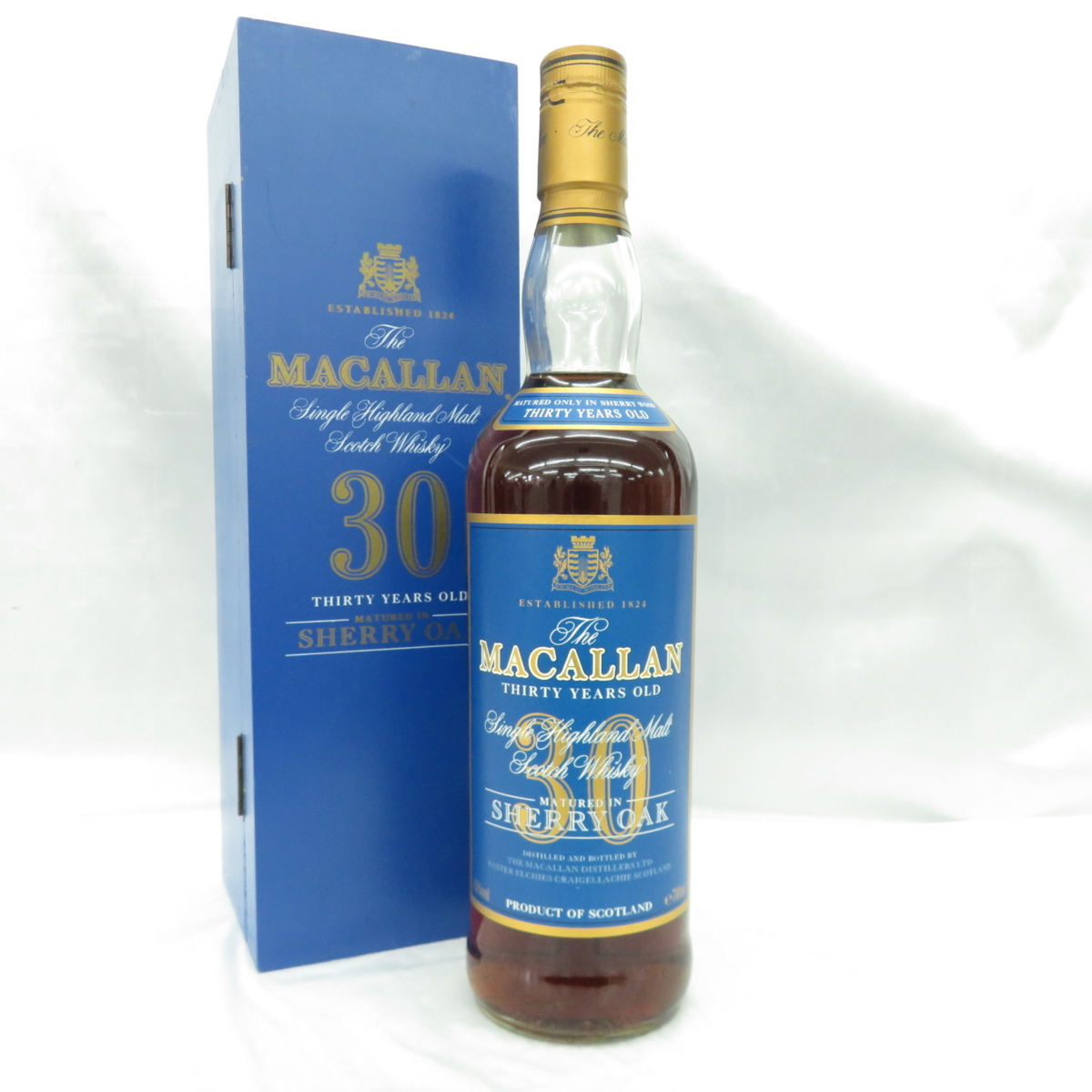 未開栓】The MACALLAN ザ・マッカラン 30年 シェリーオーク ブルー