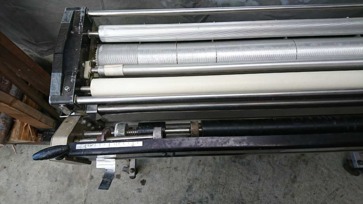 ☆極東産機 Hi B Light 自動糊付機械/スリッター付き 内装工事 クロス 