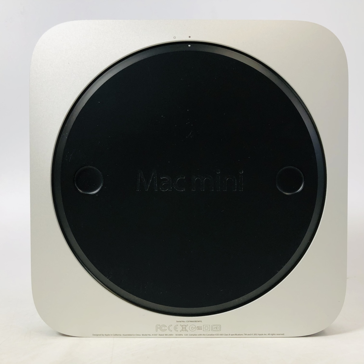 【ジャンク】Apple Mac mini MD387J/A 東京通販 ジャンク Mac mini（Late 2012） Core i5 2.5GHz/16GB/FD