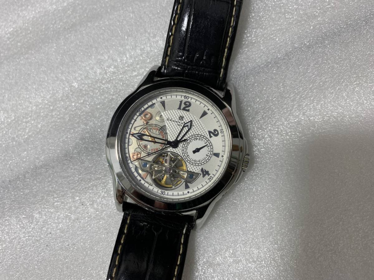 ◆Salvatore Marra　サルバトーレマーラ　SM-7012SS　自動巻き　裏スケ　腕時計【現状品・写真追加あり】◆