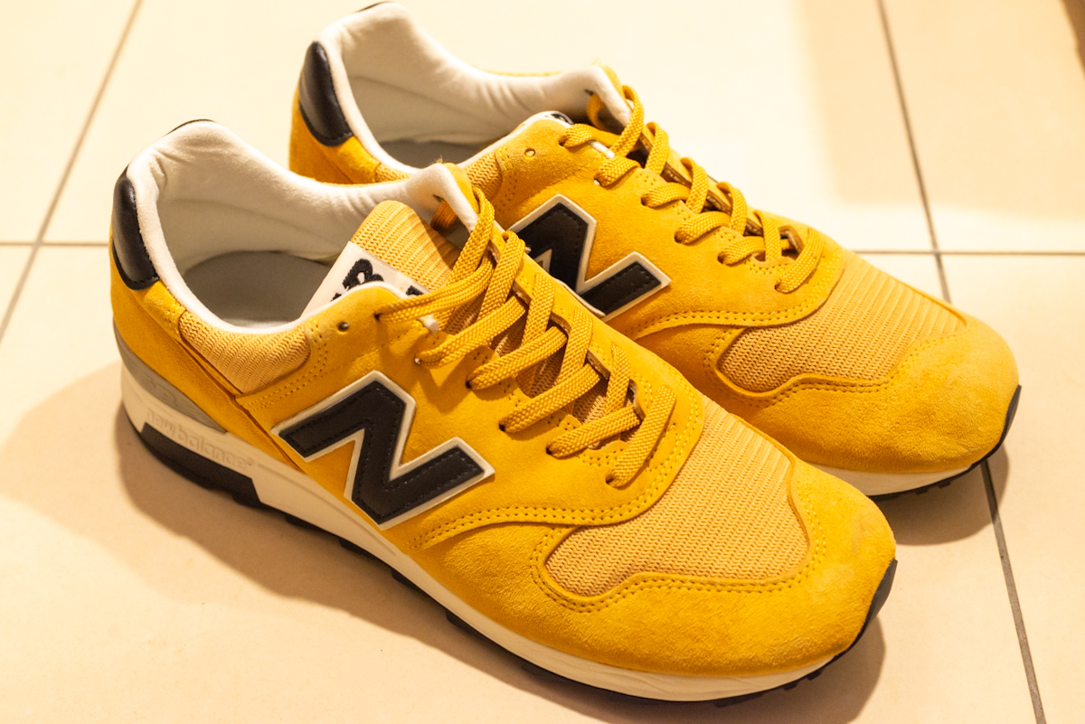 美品 NEW BALANCE ニューバランス M1400CL マスタード イエロー 9.5D 
