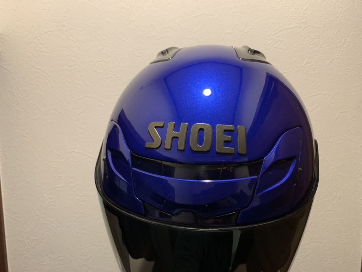 美品 SHOEI ショウエイ J-FORCE3 Jフォース3 ロイヤルブルーメタリック