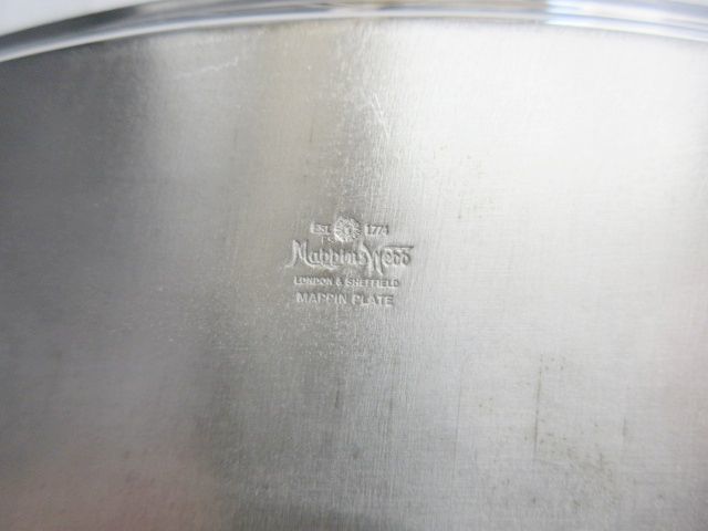 1J366◎Mappin＆Webb マッピン＆ウェッブ 銀製 コースター トレー