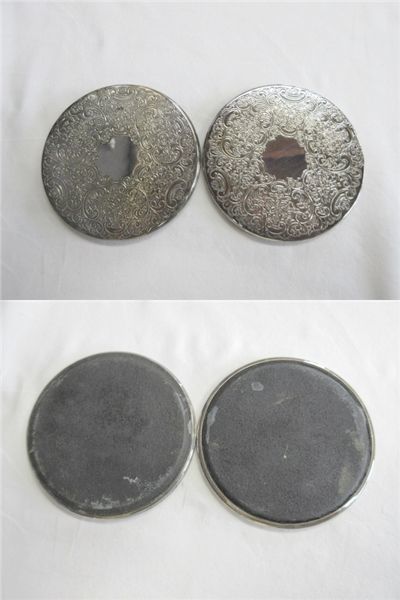 1J366◎Mappin＆Webb マッピン＆ウェッブ 銀製 コースター トレー