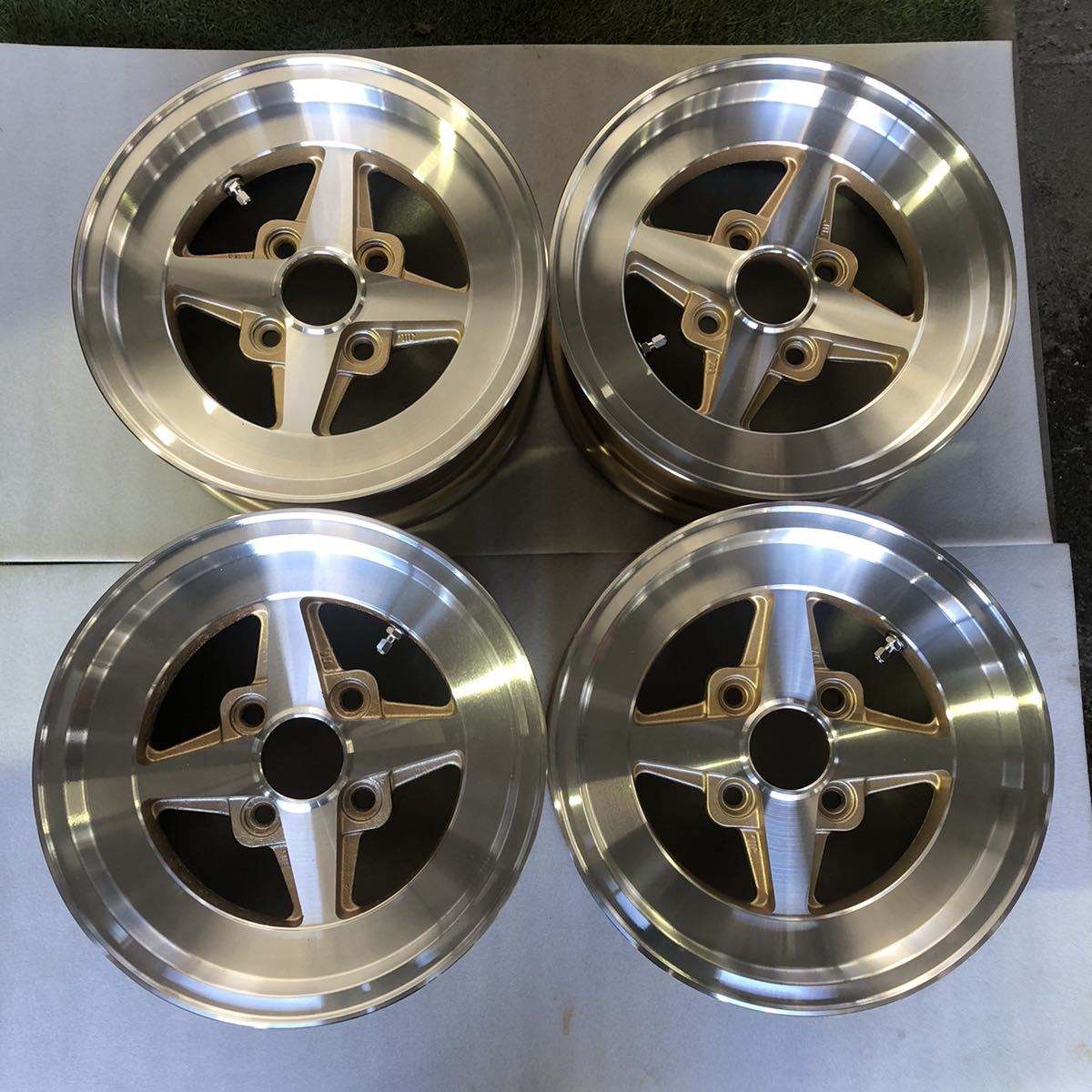 51240131】☆中古美品☆程度良好☆旧車 WORK Equip 6.5-JJ×14 ET+16 