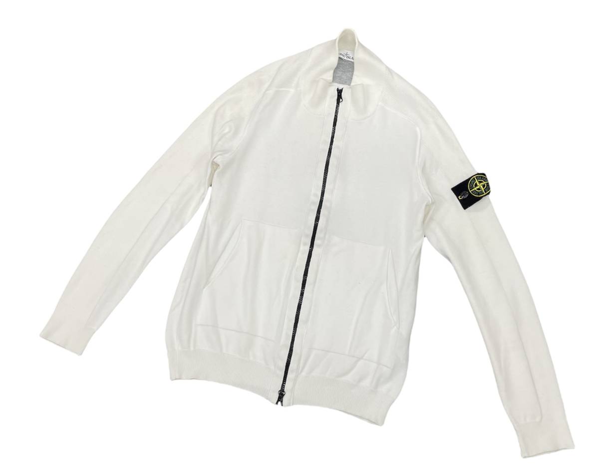 国内正規 □ Stone Island knitted cotton cardigan 6415562B2 腕章 