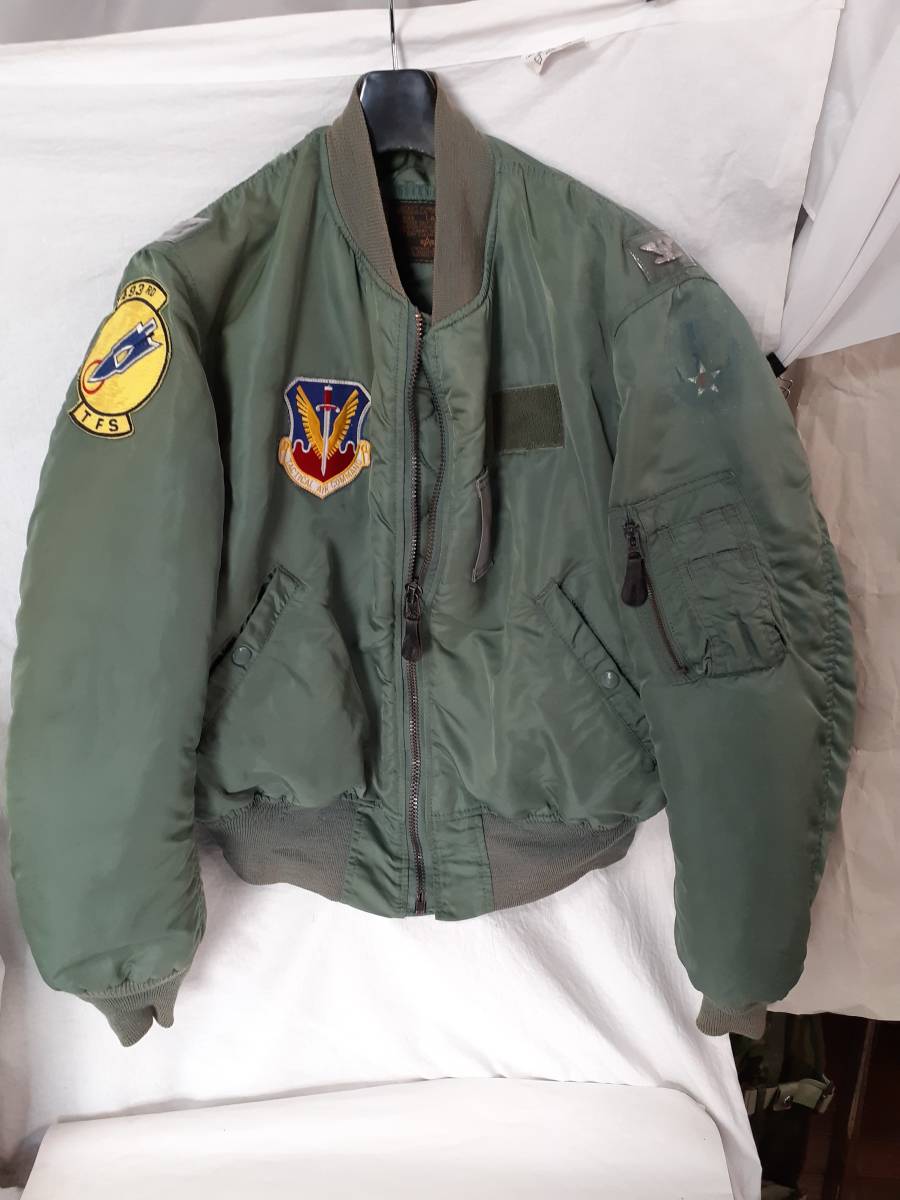 アメリカ空軍 ma-1 MA-1 フライトジャケット ALPHA 米軍実物 60s 