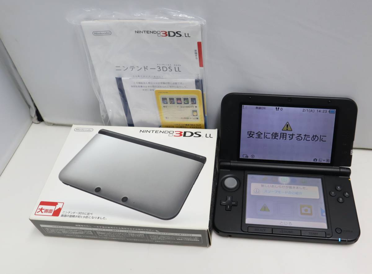 任天堂ニンテンドー◇NINTENDO 3DS LL◇SPR-001◇本体/タッチペン/SD  