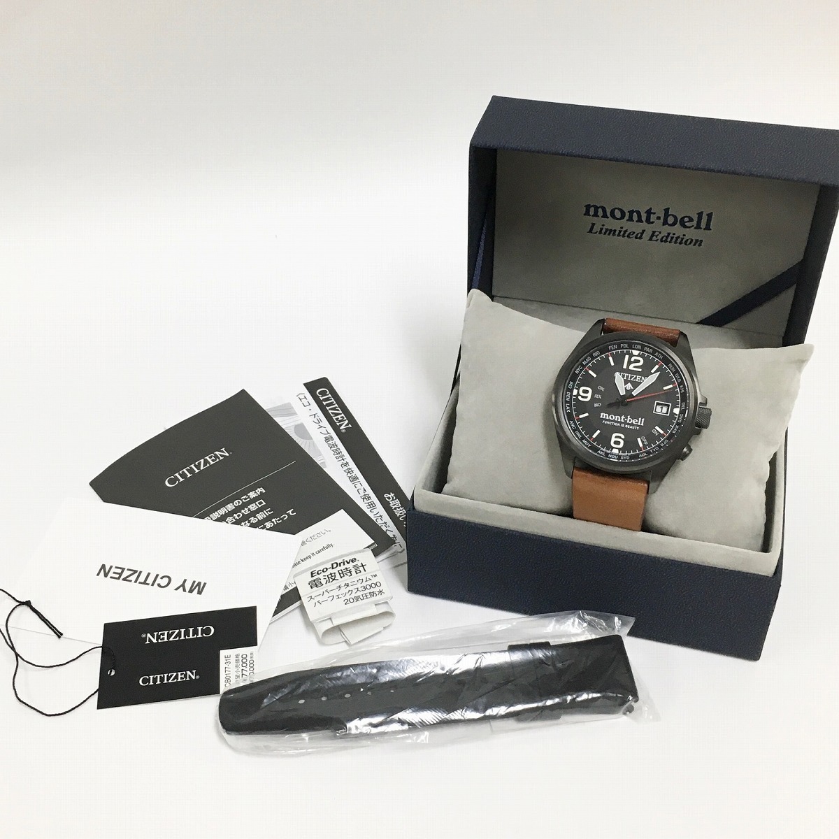 中古】CITIZEN × mont-bell 腕時計 CB0177-31E PROMASTER LAND エコ 