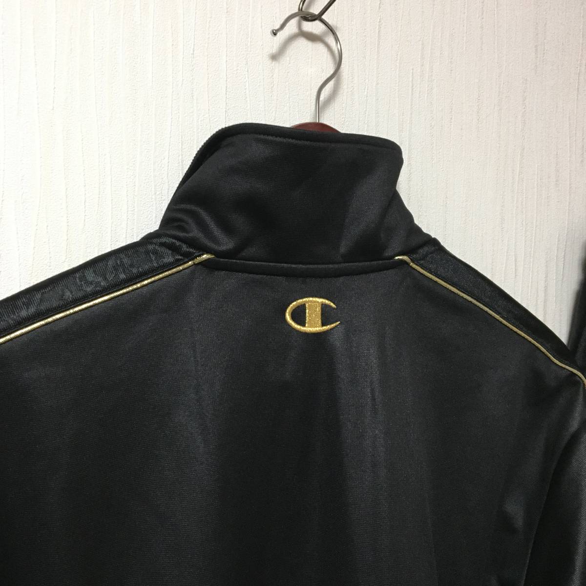 Champion チャンピオン 魔裟斗モデル ジャージ 上下セット 黒×金 