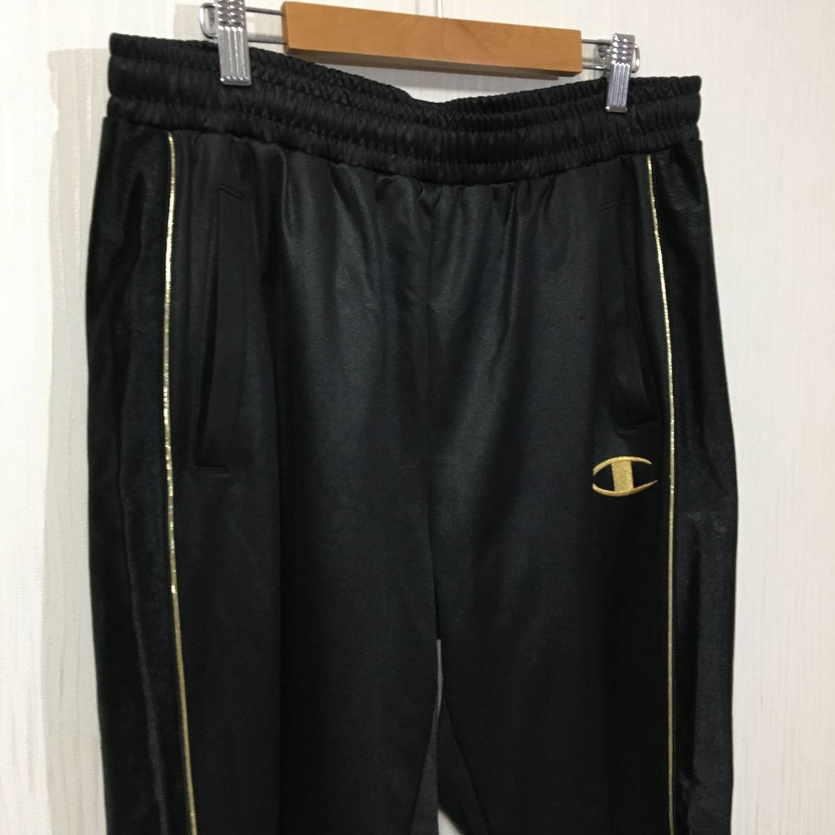 Champion チャンピオン 魔裟斗モデル ジャージ 上下セット 黒×金 