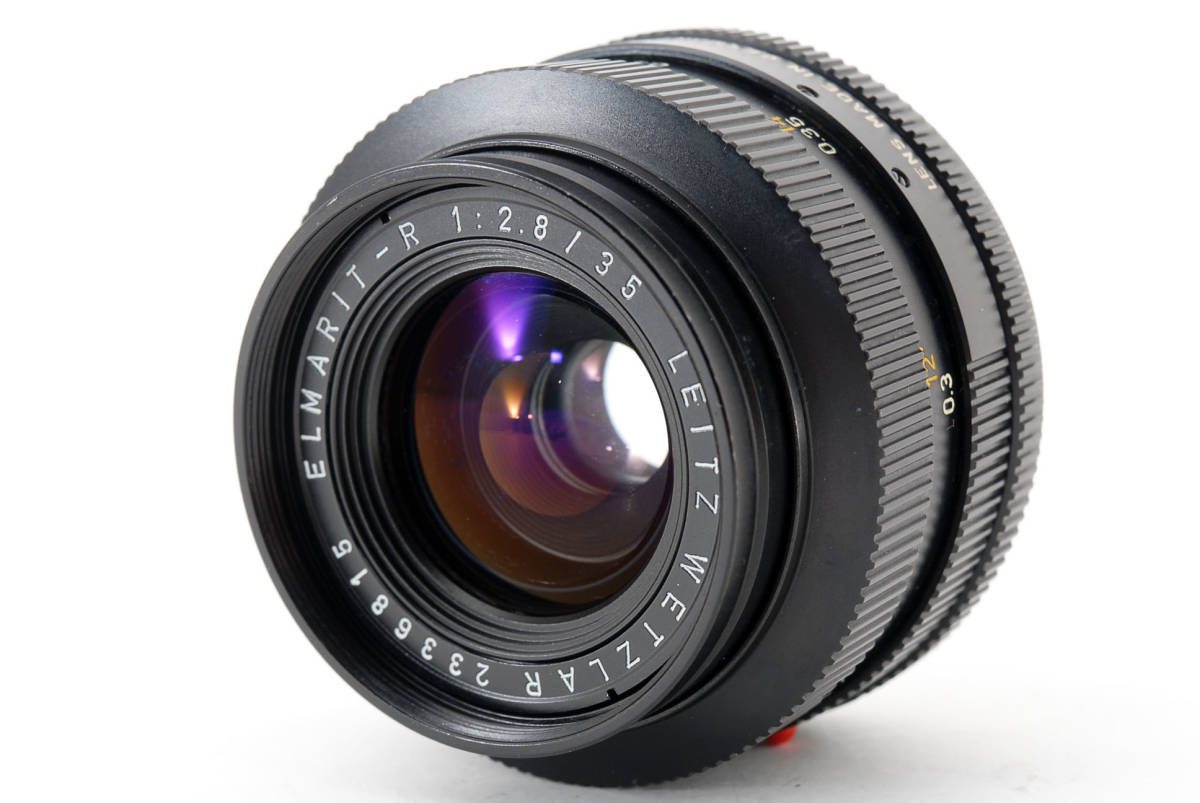 LEICA ELMARIT R 35mm F2.8 ライカ エルマリート Ｒ フード LEITZ WETZLAR ドイツ製 GERMANY 35mm LEICA F2.8 (3 Cam) ドイツ製公式ショップ限定
