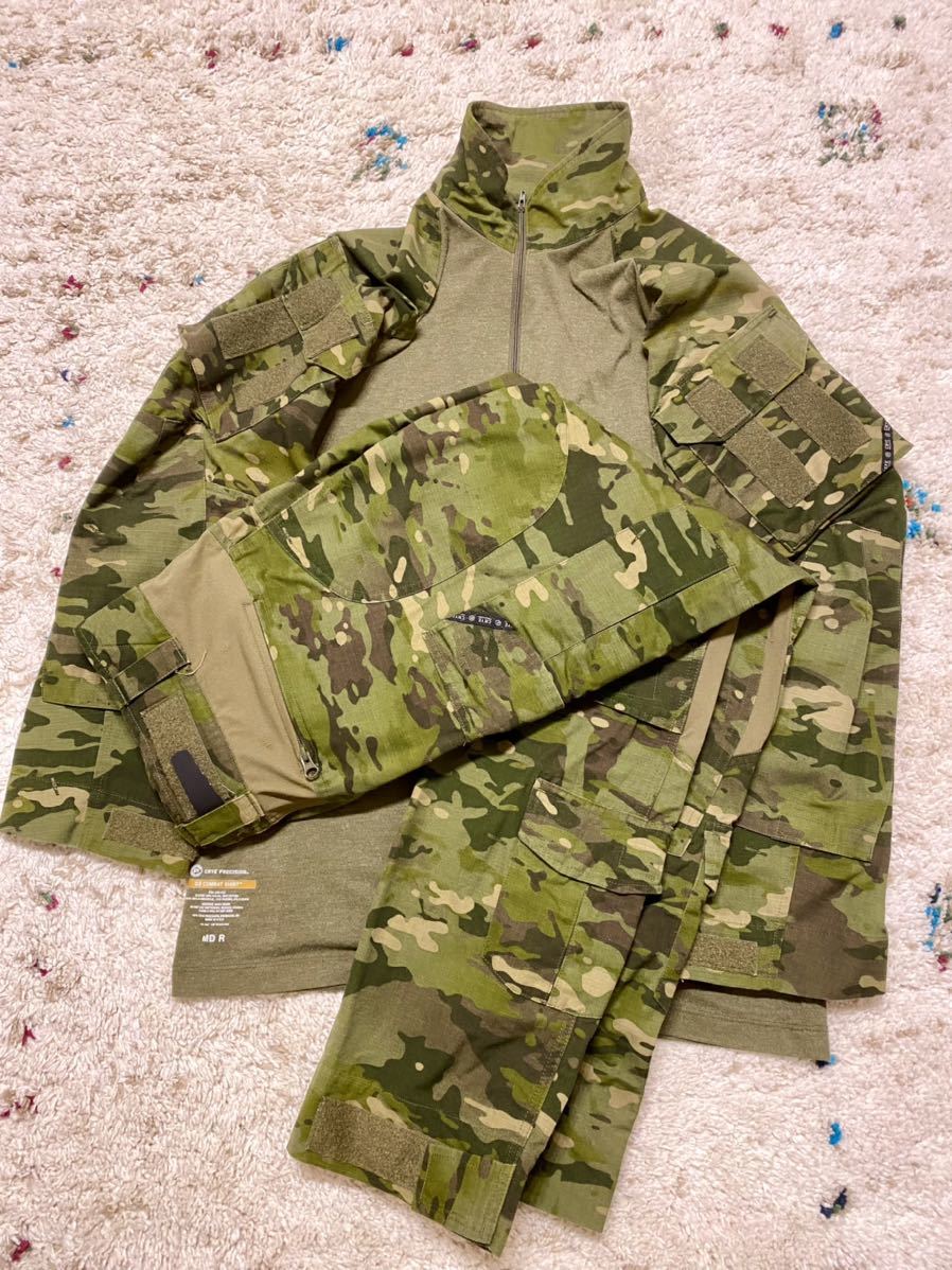 実物 crye precision G3 コンバットシャツ パンツセット マルチカム