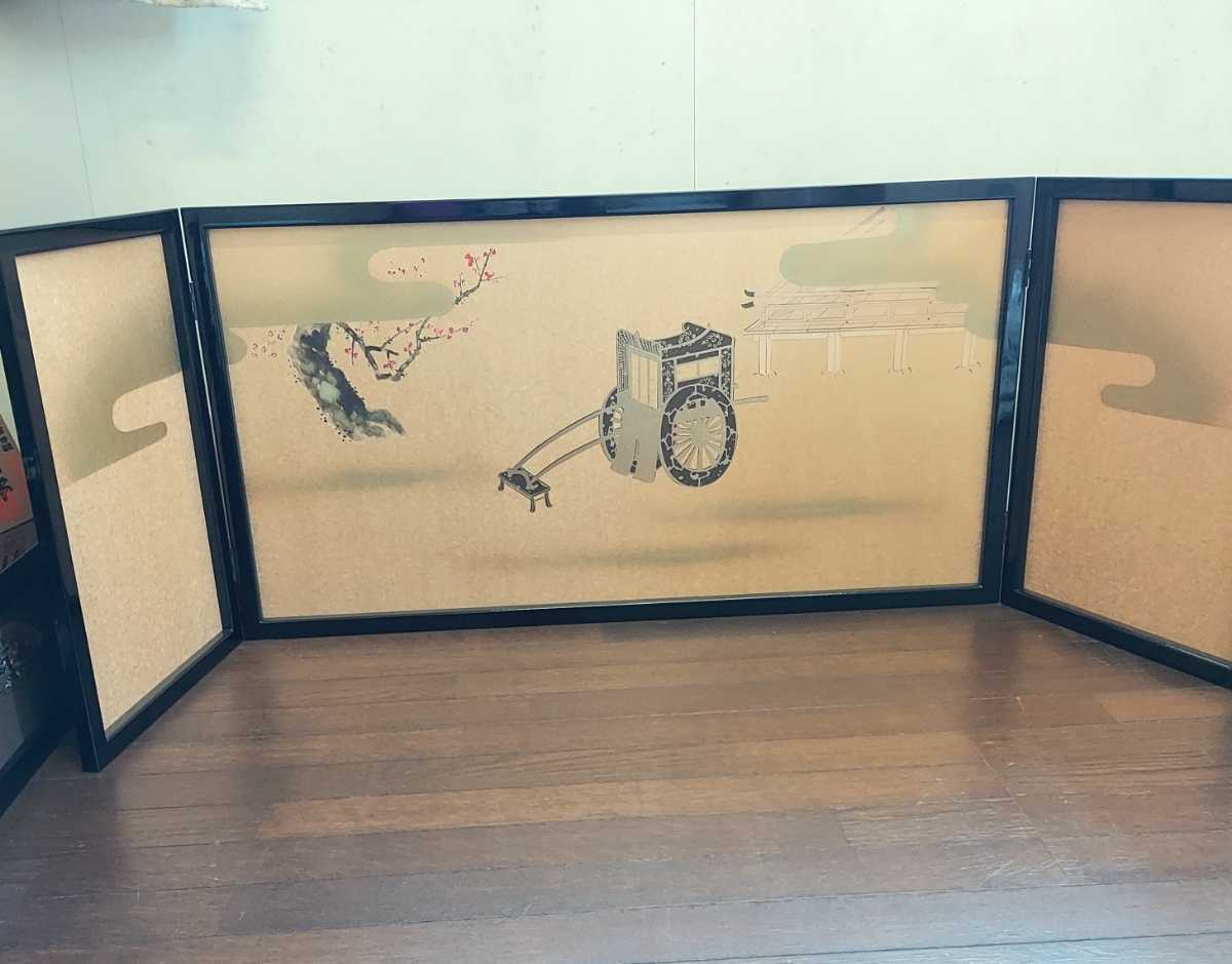 金屏風 雛道具 雛人形 屏風 雛飾り